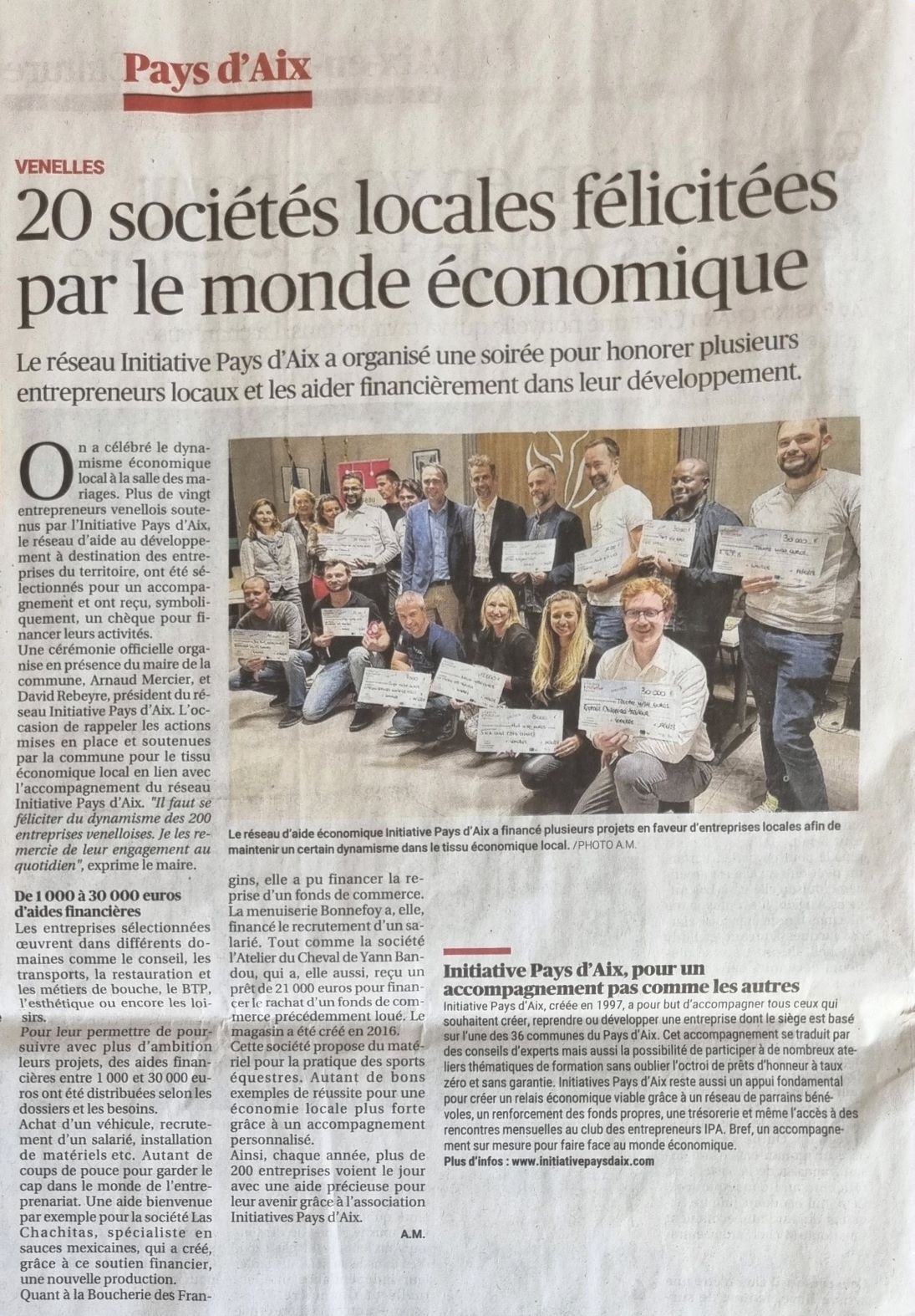 Article La Provence 21/10/23